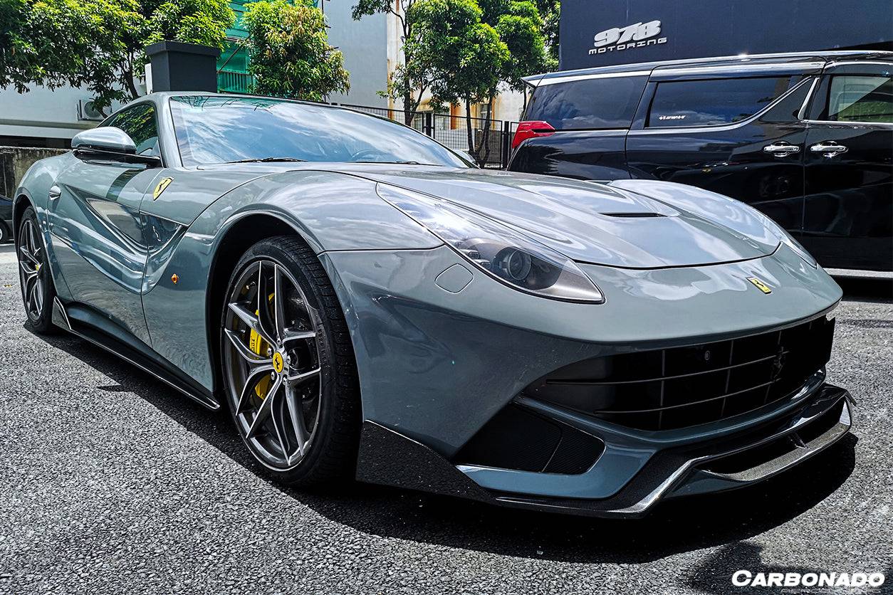 Carbonado 2012-2017 Ferrari F12 Berlinetta DC Style Carbon Fiber Front Lip