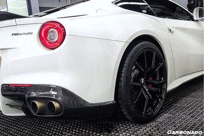 Difusor trasero de fibra de carbono estilo Ferrari F12 Berlinetta RS Carbonado 2012-2017