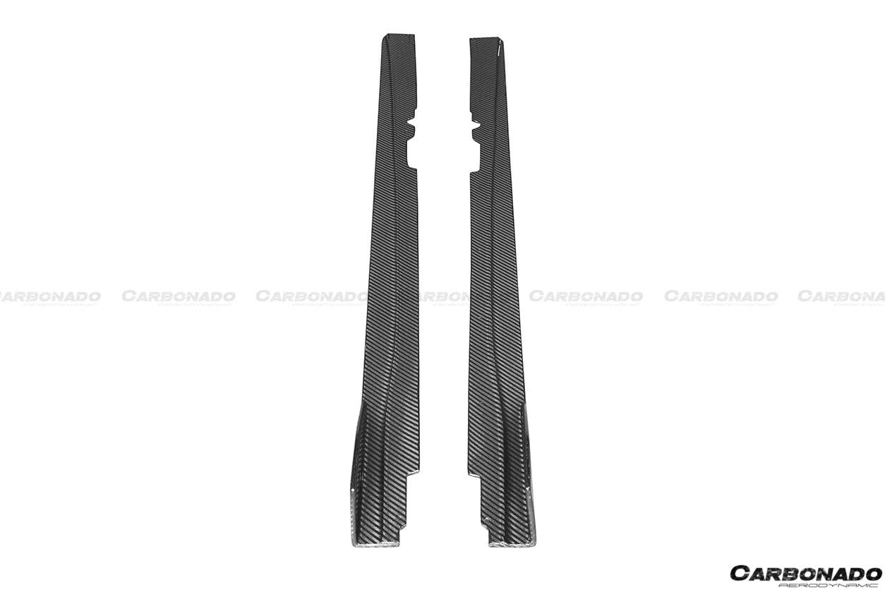 Faldones laterales de fibra de carbono estilo DC para Ferrari F12 Berlinetta Carbonado 2012-2017