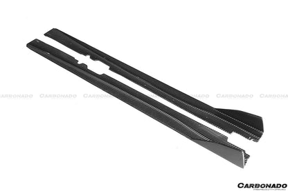 Faldones laterales de fibra de carbono estilo DC para Ferrari F12 Berlinetta Carbonado 2012-2017