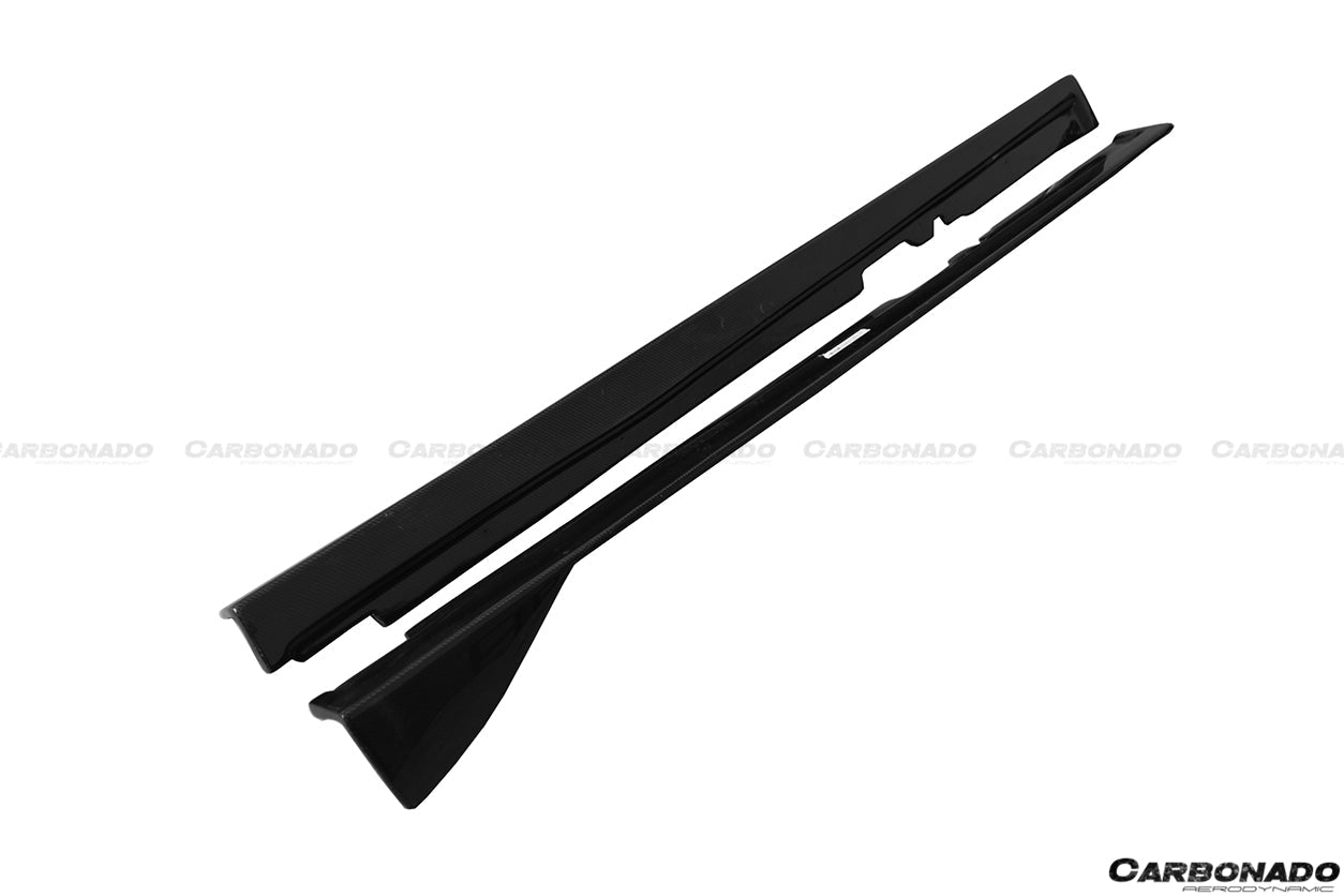 Faldones laterales de fibra de carbono estilo DC para Ferrari F12 Berlinetta Carbonado 2012-2017
