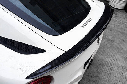Alerón de maletero de fibra de carbono estilo Ferrari F12 Berlinetta RS Carbonado 2012-2017