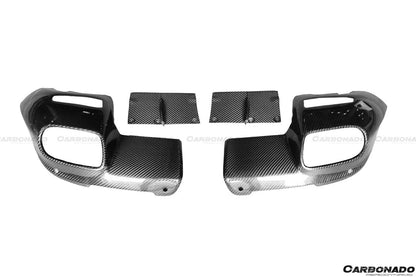 Difusor trasero de fibra de carbono estilo Ferrari F12 Berlinetta RS Carbonado 2012-2017