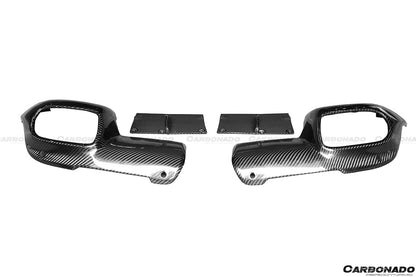 Difusor trasero de fibra de carbono estilo Ferrari F12 Berlinetta RS Carbonado 2012-2017
