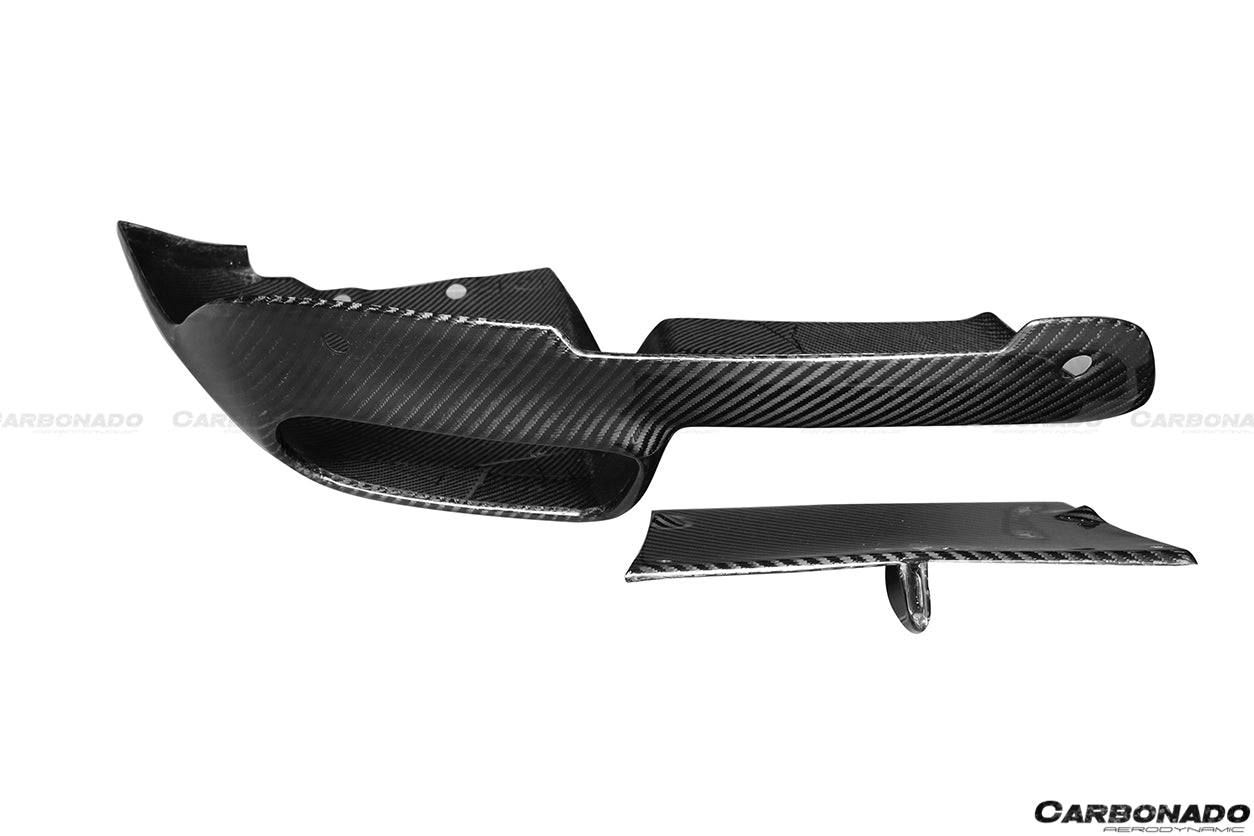 Difusor trasero de fibra de carbono estilo Ferrari F12 Berlinetta RS Carbonado 2012-2017