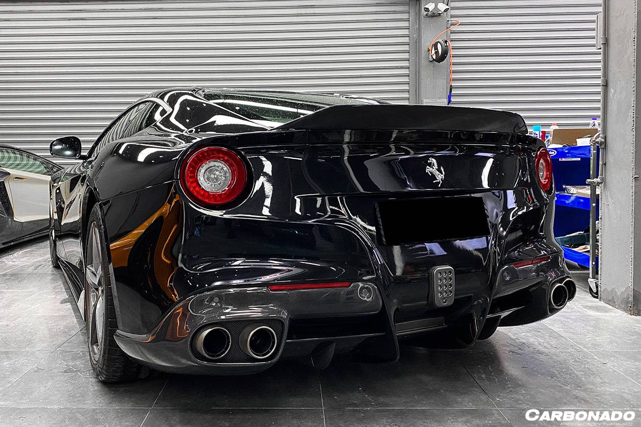 Carbonado 2012-2017 Ferrari F12 Berlinetta DC Style Carbon Fiber Trunk Spoiler