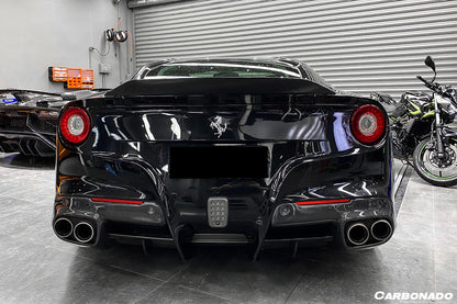 Carbonado 2012-2017 Ferrari F12 Berlinetta DC Style Carbon Fiber Trunk Spoiler