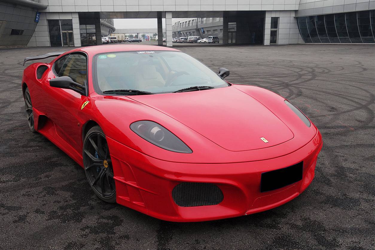 Parachoques delantero estilo Ferrari F430 AS Carbonado 2004-2009
