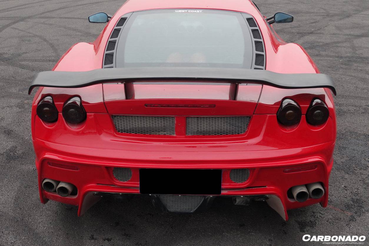 Carbonado AS Style Rear Bumper | 2004-2009 Ferrari F430