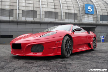 Parachoques delantero estilo Ferrari F430 AS Carbonado 2004-2009