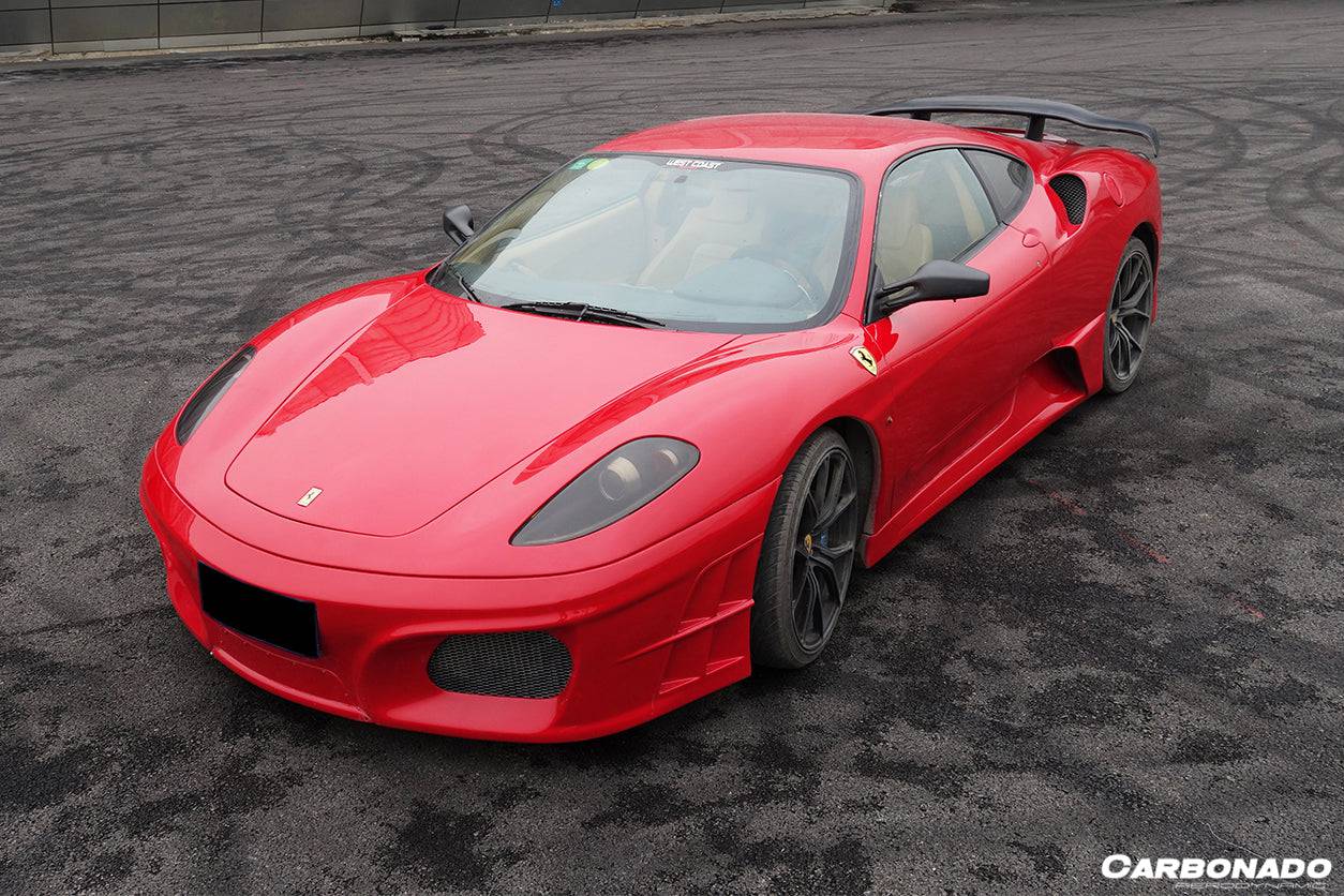 Parachoques delantero estilo Ferrari F430 AS Carbonado 2004-2009