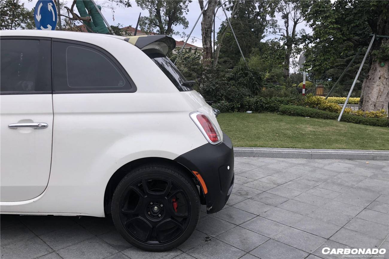 Carbonado 2010-2015 Fiat Abarth 500 Sports Style Rear Bumper