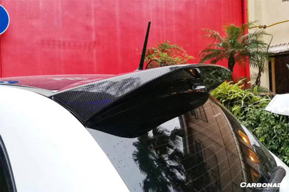 Carbonado 2010-2015 Fiat Abarth 500 Sports Style Roof Spoiler