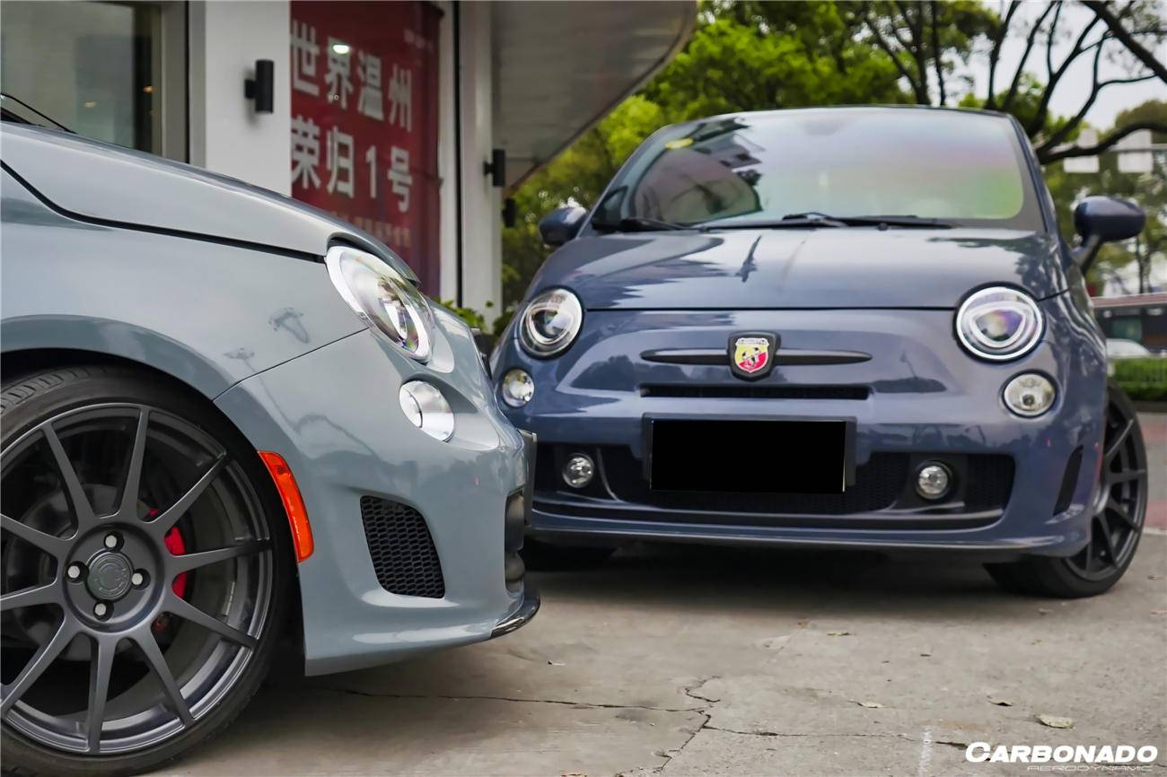 Parachoques delantero deportivo Fiat Abarth 500 Carbonado 2010-2015
