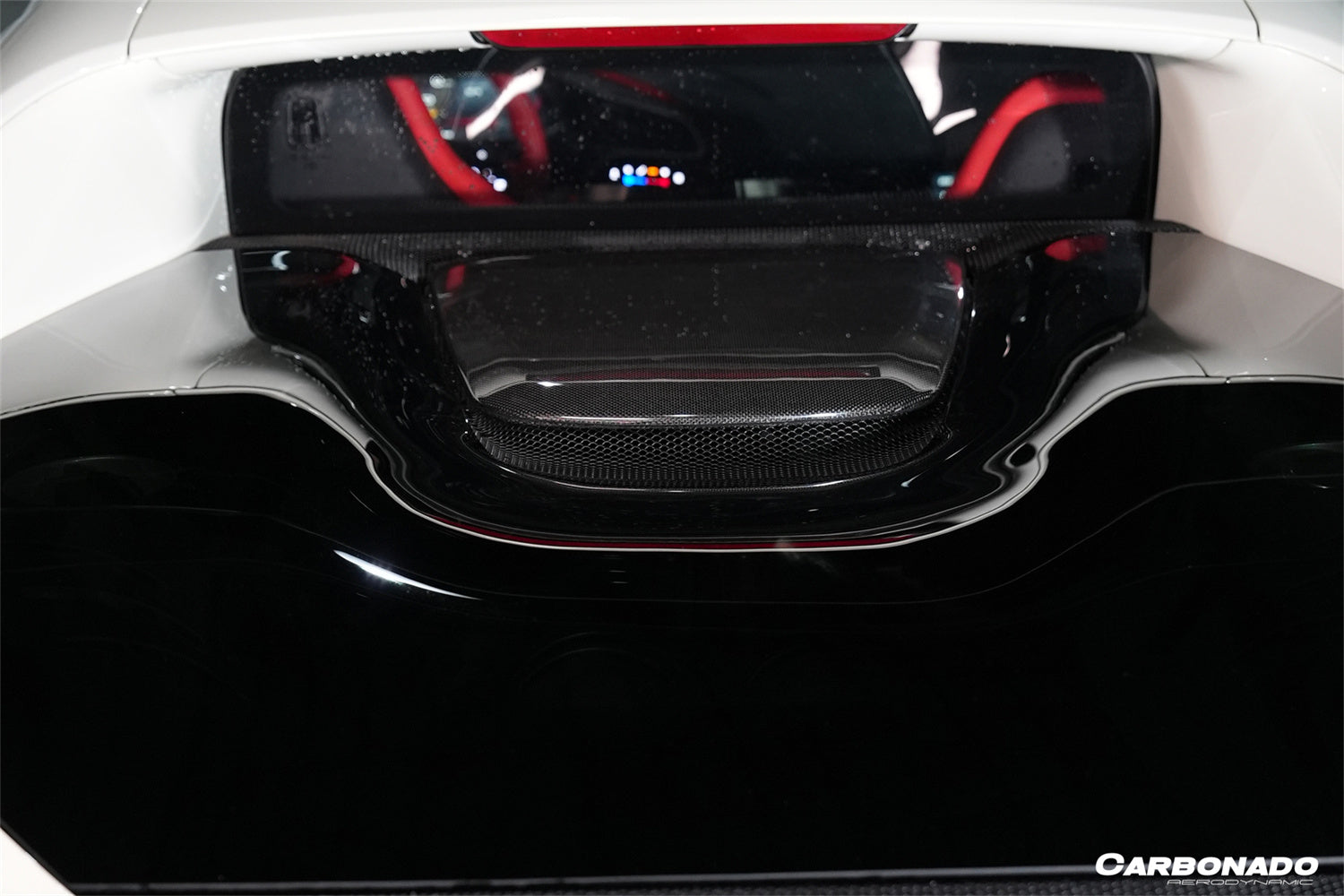 Carbonado OEM Style Dry Carbon Fiber Engine Hood Cover | 2022-2025 Ferrari 296 GTB