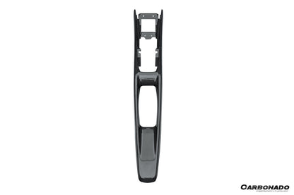 Carbonado OE Style Dry Carbon Fiber Center Control Surround Panel Rear End | 2022-UP Ferrari 296 GTB GTS