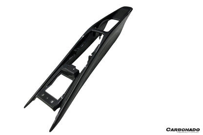Carbonado OE Style Dry Carbon Fiber Center Control Surround Panel Rear End | 2022-UP Ferrari 296 GTB GTS
