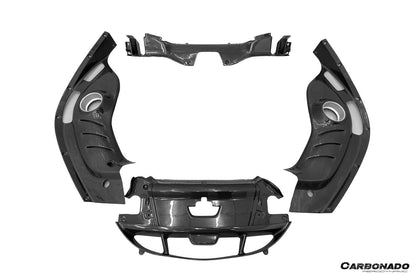 Carbonado OE Style Dry Carbon Fiber Engine Bay Panel Replacement Kits | 2022-UP Ferrari 296 GTB