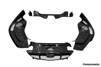 Carbonado OE Style Dry Carbon Fiber Engine Bay Panel Replacement Kits | 2022-UP Ferrari 296 GTB