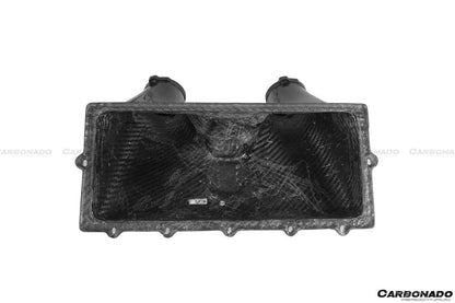 Carbonado 2010-2015 Ferrari 458 Coupe Spider OE Style DRY Carbon Fiber Airbox