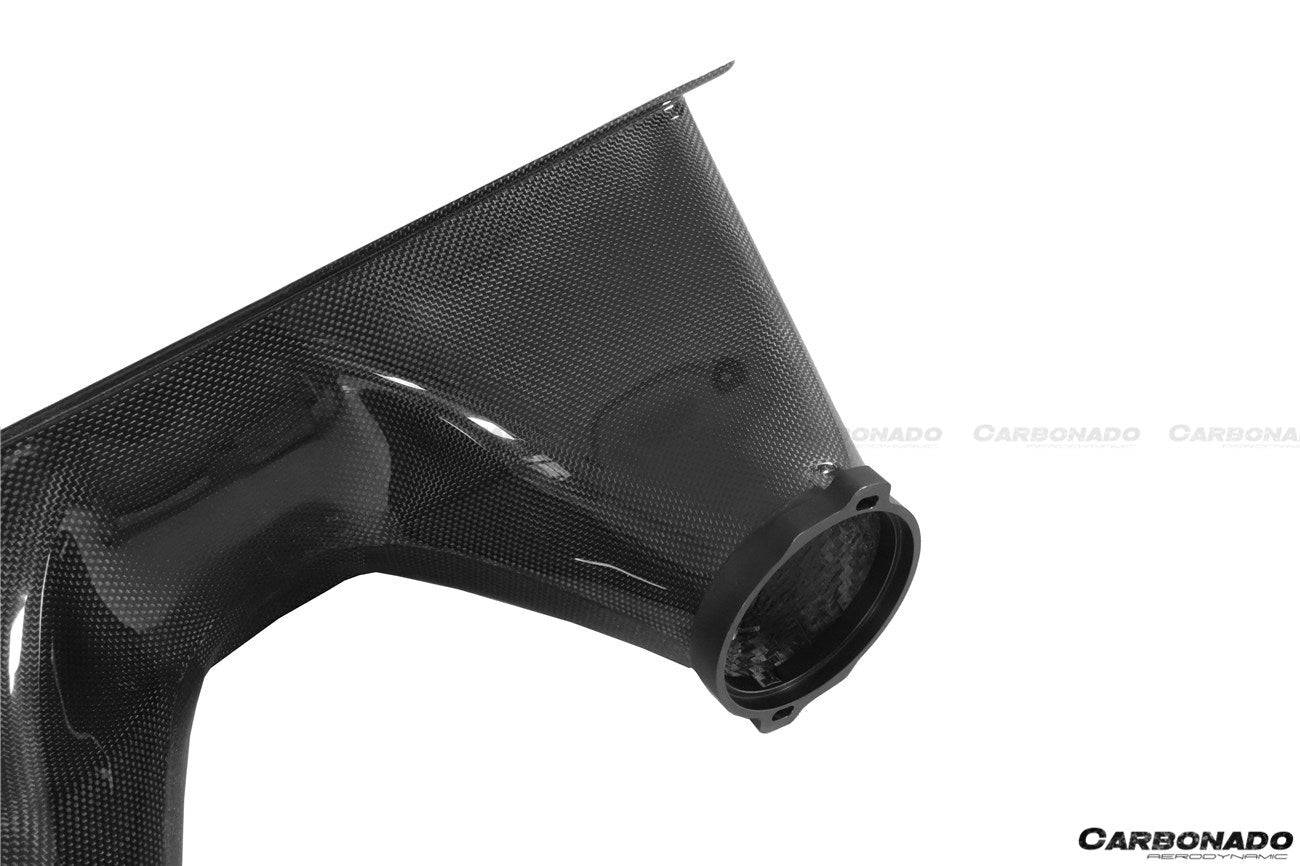Carbonado 2010-2015 Ferrari 458 Coupe Spider OE Style DRY Carbon Fiber Airbox