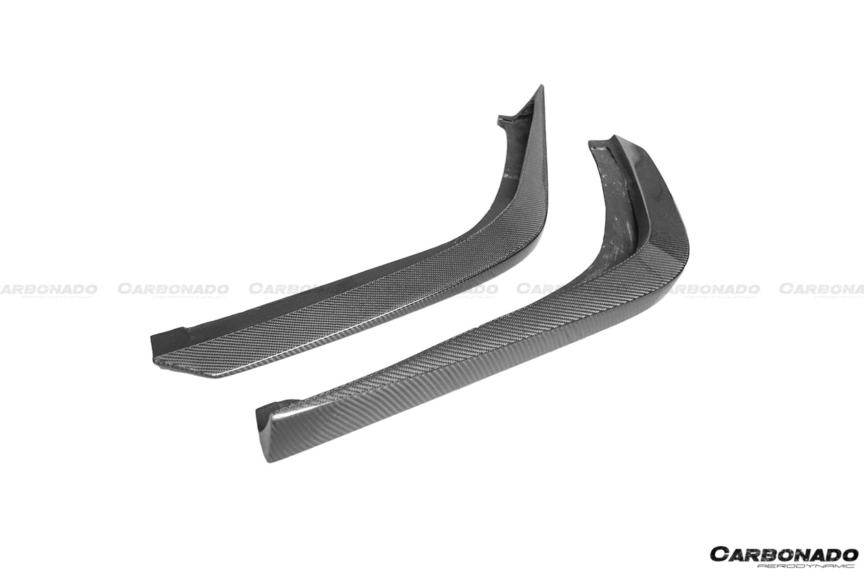DarwinPRO AP Style Carbon Fiber Front Lip | 2010-2015 Ferrari 458 Coupe & Spider