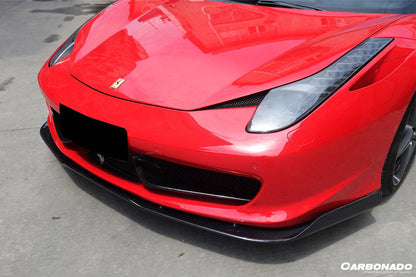 Carbonado 2010-2015 Ferrari 458 Coupe Spider AV Style Carbon Fiber Full Lip Body Kit