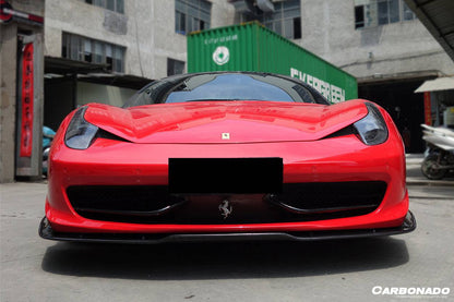 Carbonado 2010-2015 Ferrari 458 Coupe Spider AV Style Carbon Fiber Full Lip Body Kit