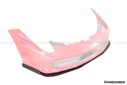 Carbonado 2010-2015 Ferrari 458 Coupe Spider AV Style Carbon Fiber Front Lip