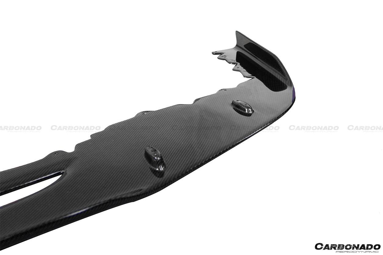 Carbonado 2010-2015 Ferrari 458 Coupe Spider AV Style Carbon Fiber Front Lip