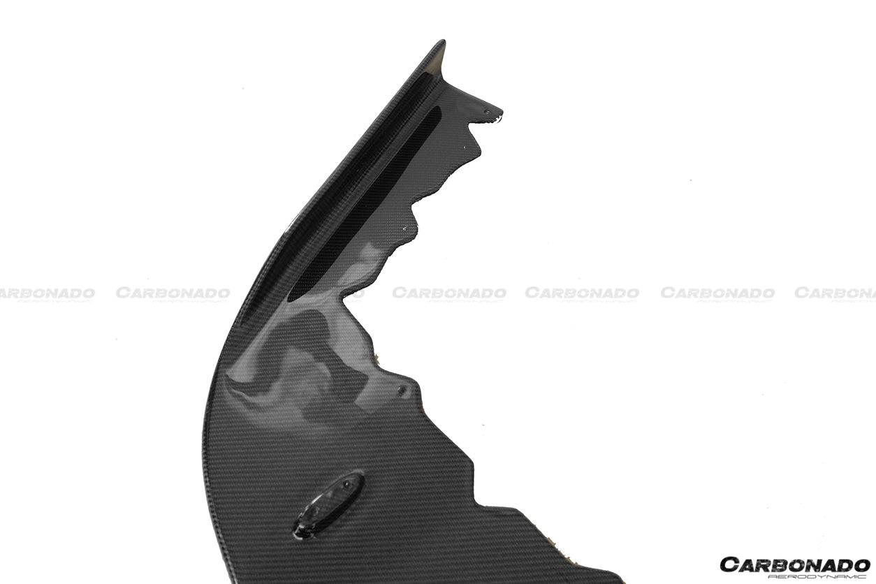 Carbonado 2010-2015 Ferrari 458 Coupe Spider AV Style Carbon Fiber Front Lip