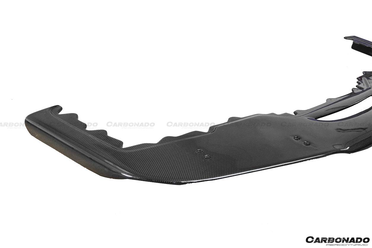Carbonado 2010-2015 Ferrari 458 Coupe Spider AV Style Carbon Fiber Front Lip
