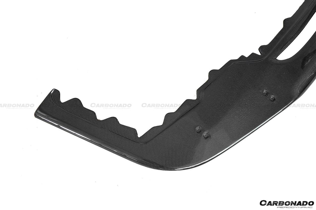 Carbonado 2010-2015 Ferrari 458 Coupe Spider AV Style Carbon Fiber Front Lip
