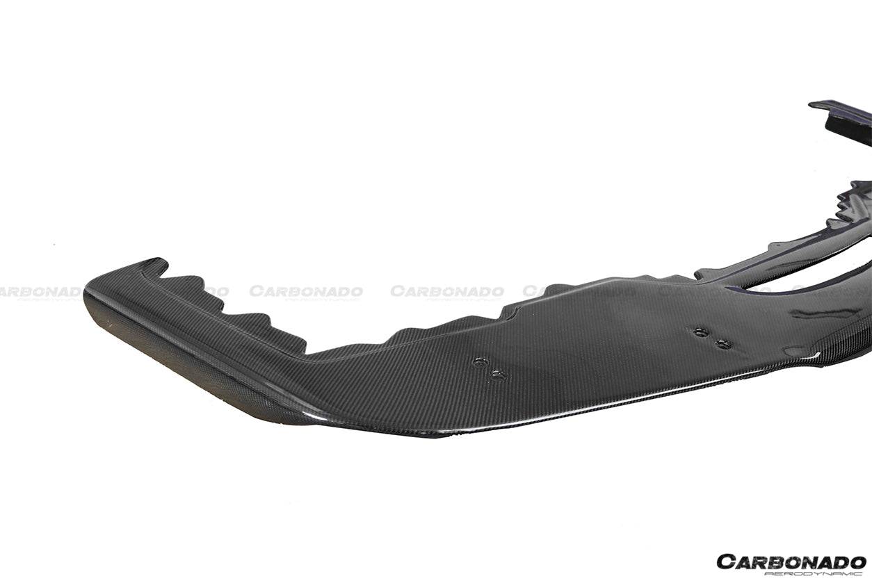 Carbonado 2010-2015 Ferrari 458 Coupe Spider AV Style Carbon Fiber Front Lip