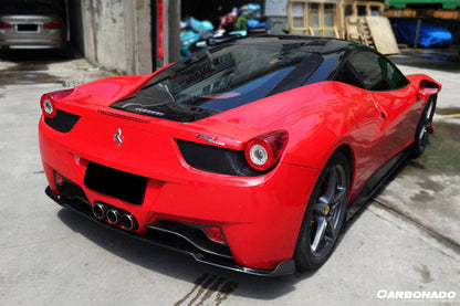 Carbonado 2010-2015 Ferrari 458 Coupe Spider AV Style Carbon Fiber Full Lip Body Kit