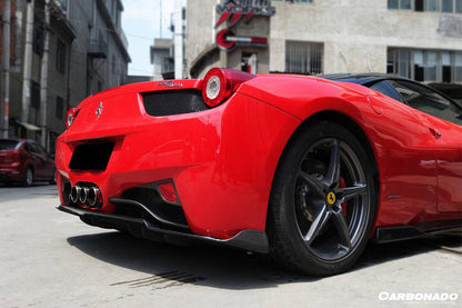 Carbonado 2010-2015 Ferrari 458 Coupe Spider AV Style Carbon Fiber Full Lip Body Kit