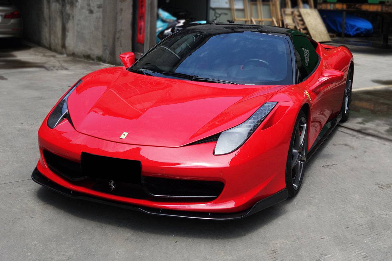 Carbonado 2010-2015 Ferrari 458 Coupe Spider AV Style Carbon Fiber Full Lip Body Kit