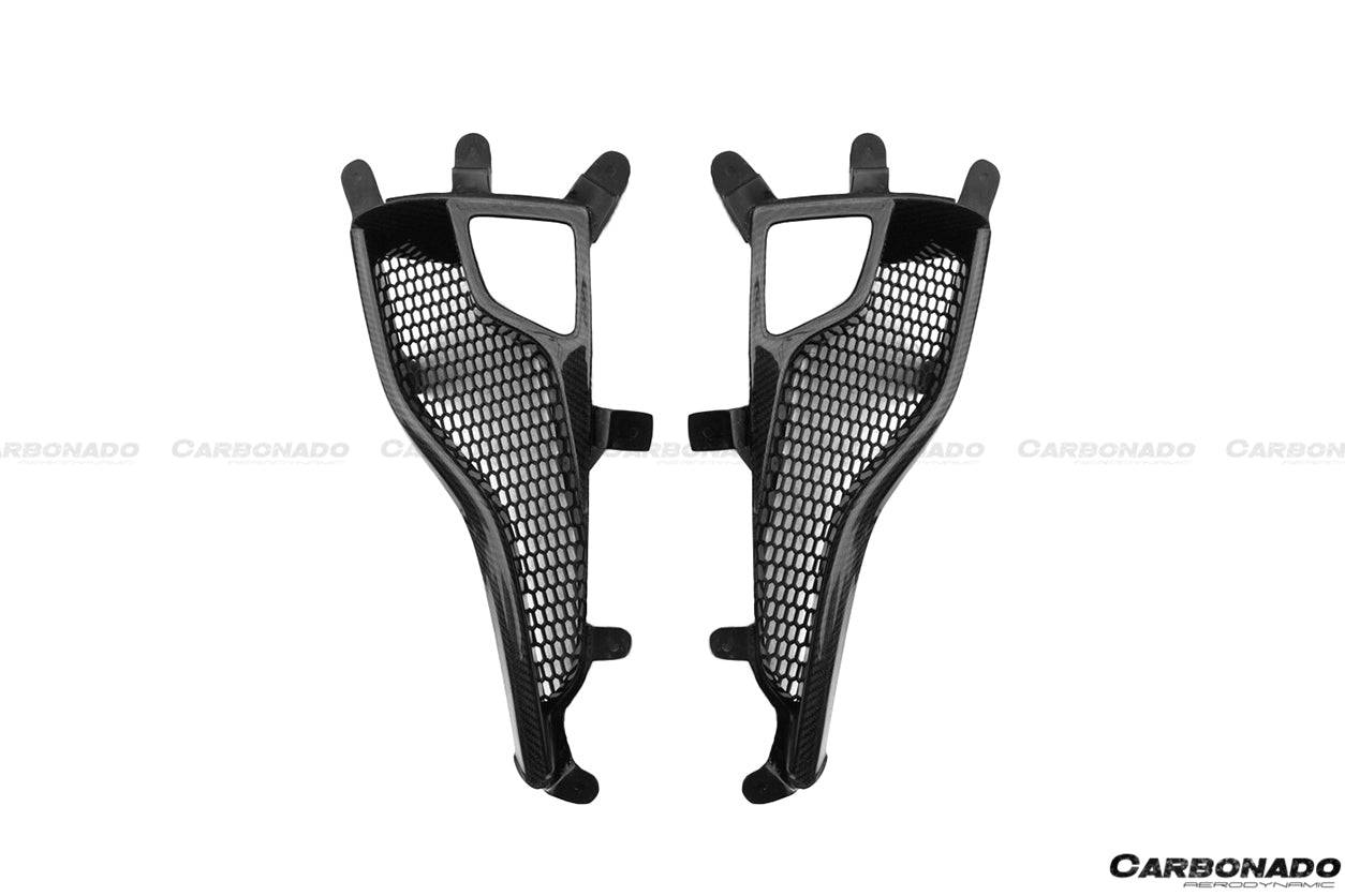 Carbonado 2010-2015 Ferrari 458 Coupe Spider OE Style Carbon Fiber Brake Lights Covers