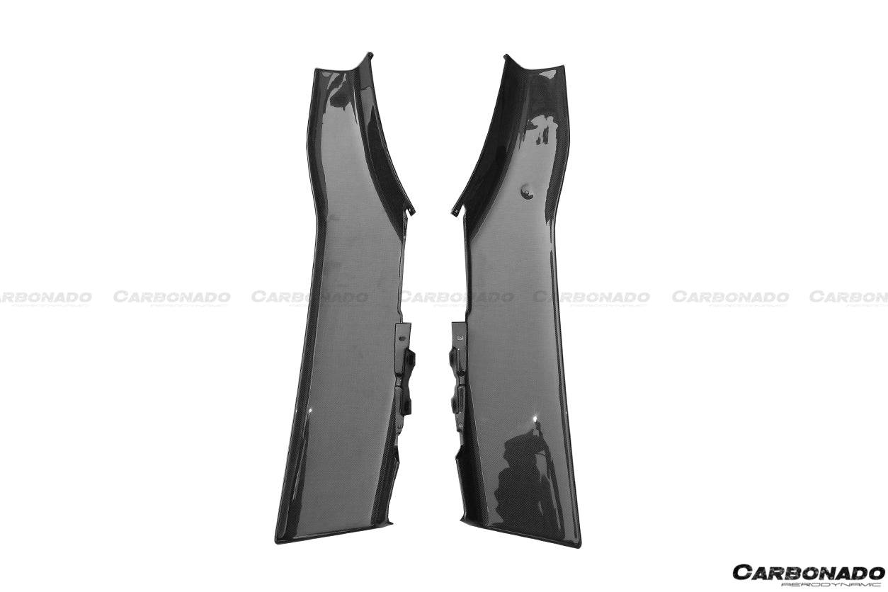 Carbonado 2010-2015 Ferrari 458 Coupe Spider OE Style Carbon Fiber Door Panel Interior