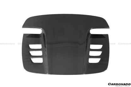 Carbonado 2010-2015 Ferrari 458 Spider Style Double Carbon Fiber Engien Hood Trunk