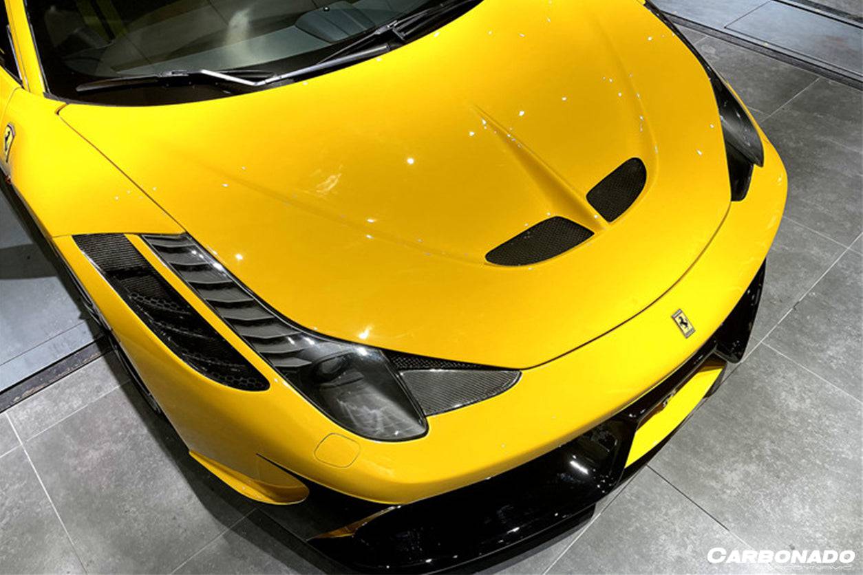 Carbonado SP Style Hood | 2010-2015 Ferrari 458 Coupe/Spider