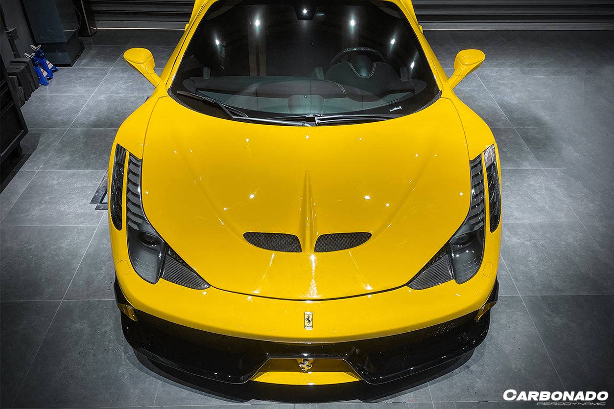 Carbonado SP Style Hood | 2010-2015 Ferrari 458 Coupe/Spider