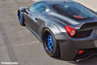 Carbonado 2010-2015 Ferrari 458 Coupe & Spider DE Style Rear Diffuser