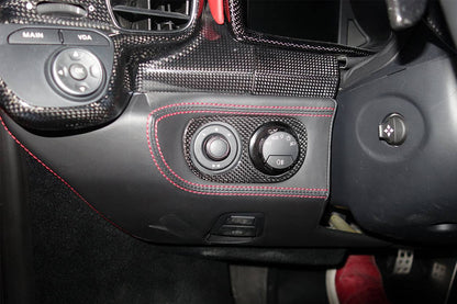 Carbonado 2010-2015 Ferrari 458 Coupe Spider OE Style DRY Carbon Fiber Light Switch Patch