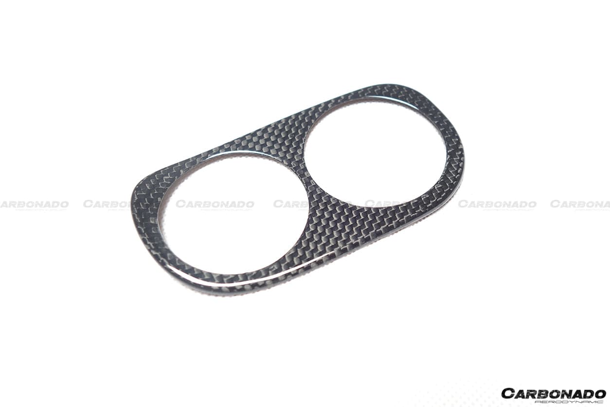Carbonado 2010-2015 Ferrari 458 Coupe Spider OE Style DRY Carbon Fiber Light Switch Patch