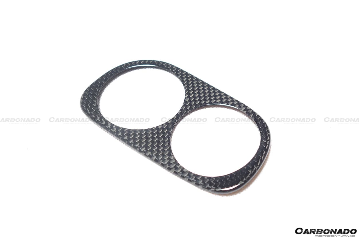 Carbonado 2010-2015 Ferrari 458 Coupe Spider OE Style DRY Carbon Fiber Light Switch Patch