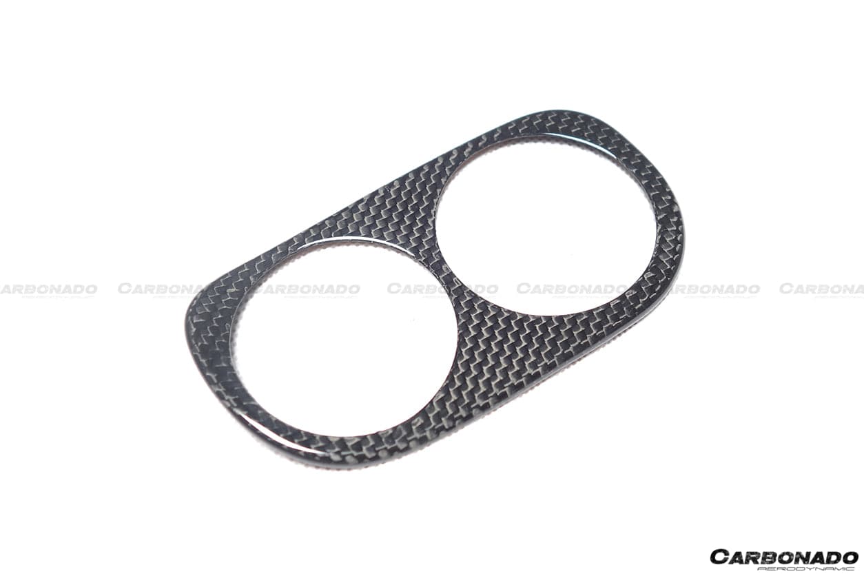 Carbonado 2010-2015 Ferrari 458 Coupe Spider OE Style DRY Carbon Fiber Light Switch Patch