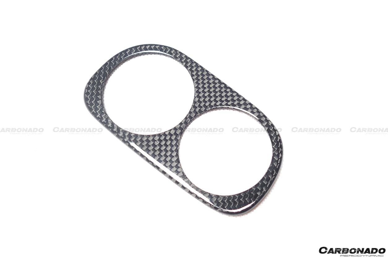 Carbonado 2010-2015 Ferrari 458 Coupe Spider OE Style DRY Carbon Fiber Light Switch Patch