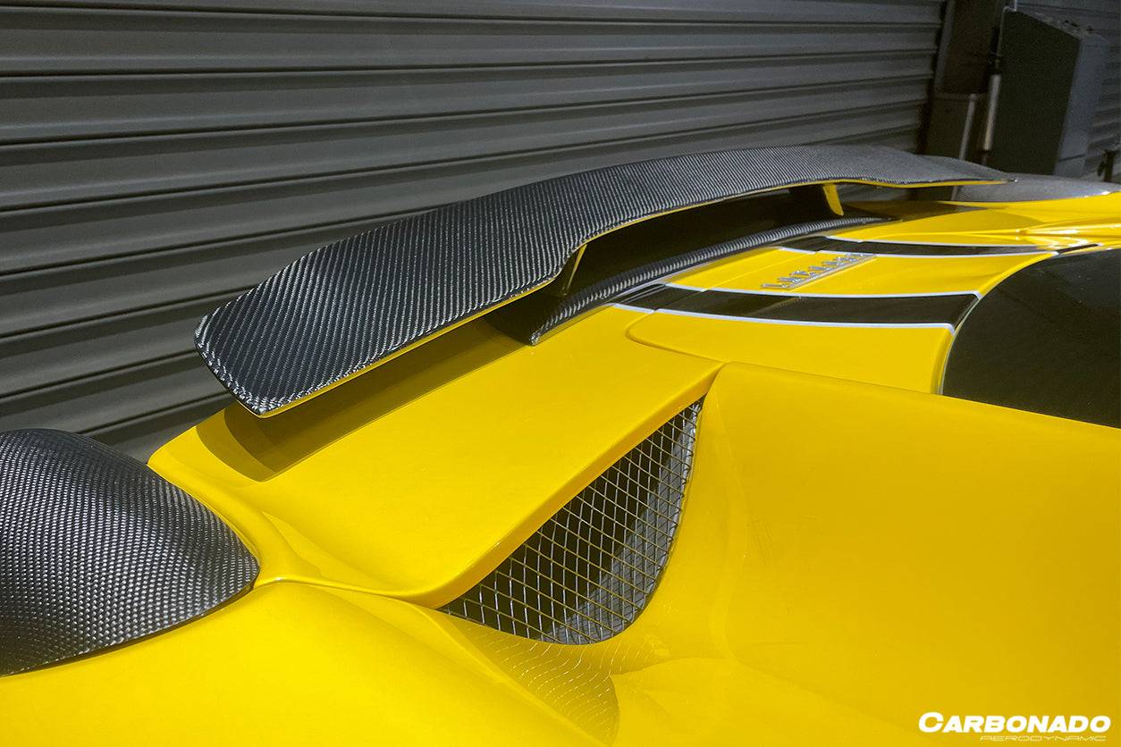 Carbonado 2010-2015 Ferrari 458 Coupe & spider VT Style Carbon Fiber Trunk Spoiler