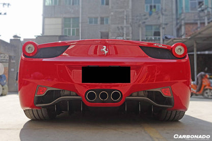 Carbonado 2010-2015 Ferrari 458 Coupe Spider OE Style Carbon Fiber Rear Diffuser
